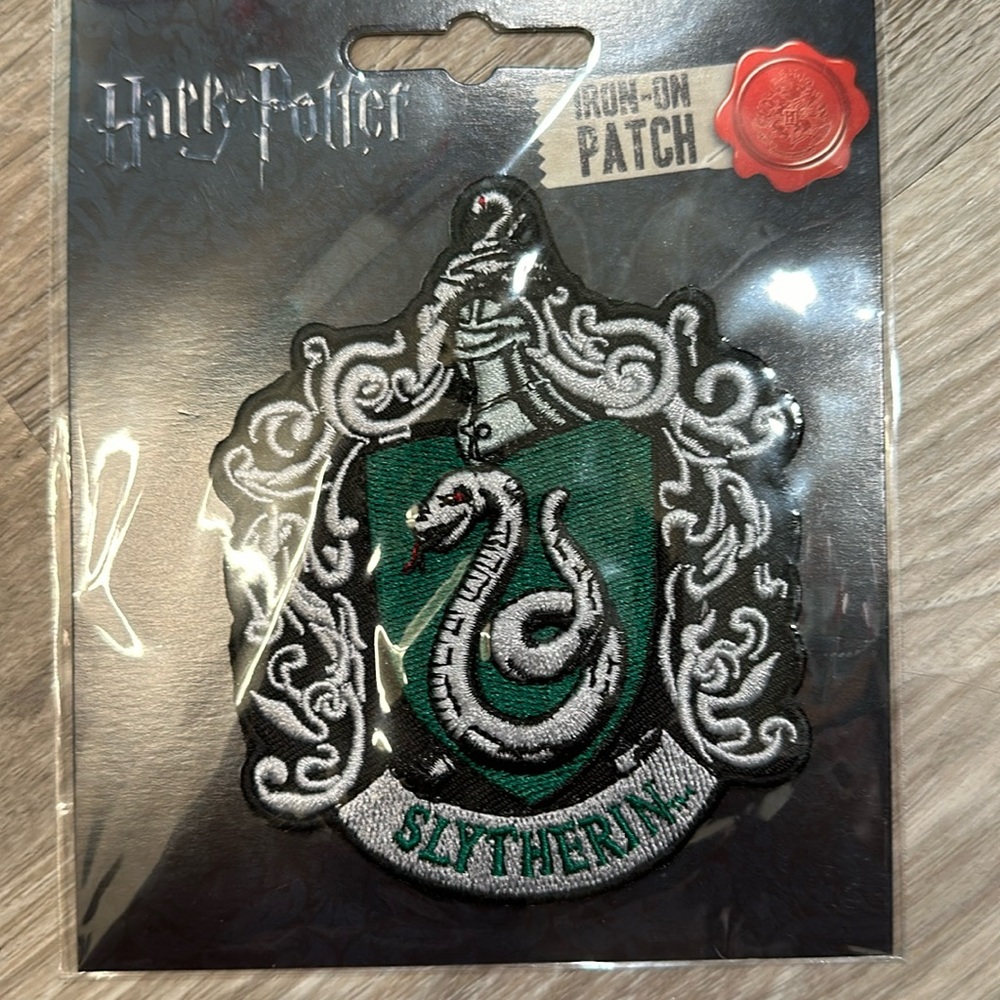Slytherin Harry Potter iron on patch new